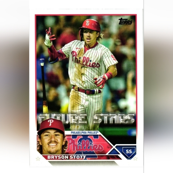 Bryson Stott ⚾ MLB Baseball Trading Cards Lot 🔥 Philadelphia Phillies - Picture 2 of 3